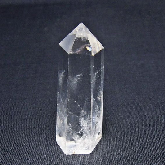 水晶 六角柱 ポイント 置物 一点物 142-11163