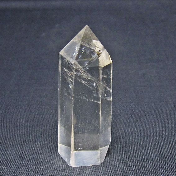 水晶 六角柱 ポイント 置物 一点物 142-11164