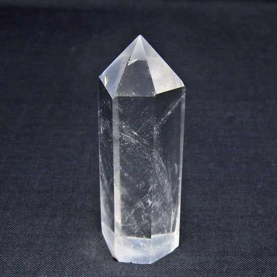水晶 六角柱 ポイント 置物 一点物 142-11165