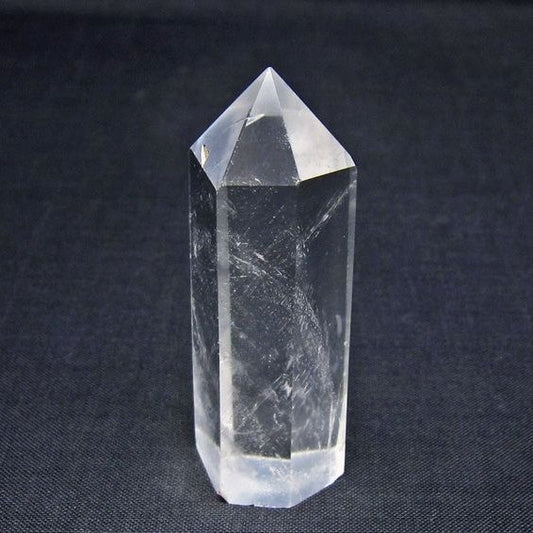 水晶 六角柱 ポイント 置物 一点物 142-11165