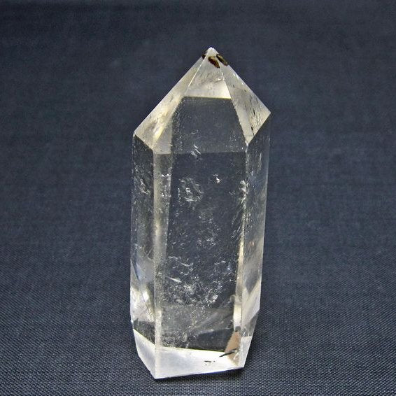 水晶 六角柱 ポイント 置物 一点物 142-11166