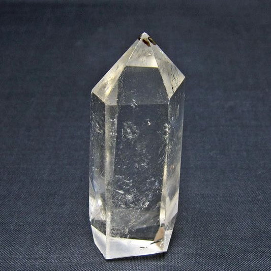 水晶 六角柱 ポイント 置物 一点物 142-11166
