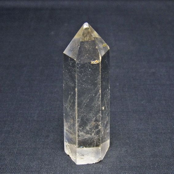 水晶 六角柱 ポイント 置物 一点物 142-11167