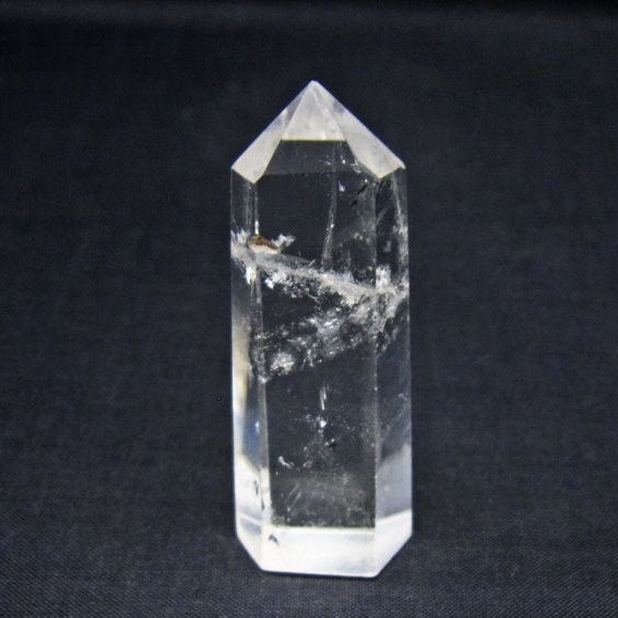 水晶 六角柱 ポイント 置物 一点物 142-11168