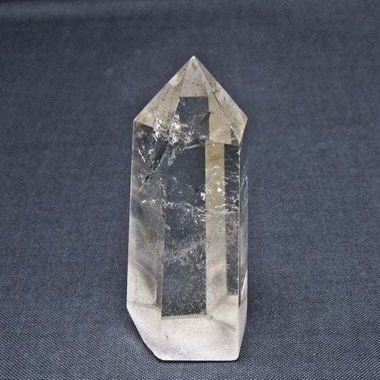 水晶 六角柱 ポイント 置物 一点物 142-11169