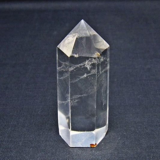 水晶 六角柱 ポイント 置物 一点物 142-11170