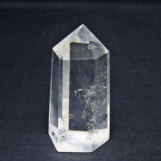 水晶 六角柱 ポイント 置物 一点物 142-11171