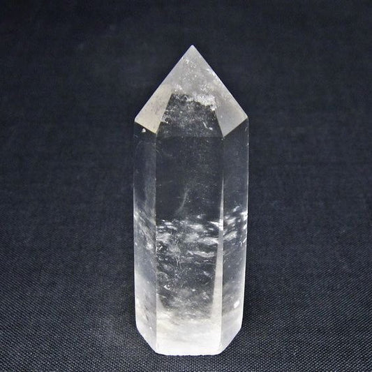水晶 六角柱 ポイント 置物 一点物 142-11174