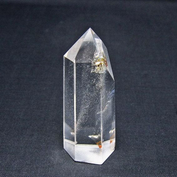水晶 六角柱 ポイント 置物 一点物 142-11175