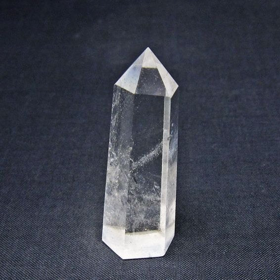 水晶 六角柱 ポイント 置物 一点物 142-11176