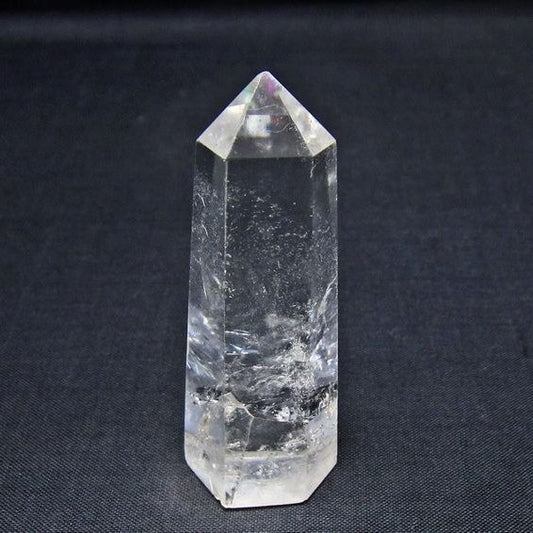 水晶 六角柱 ポイント 置物 一点物 142-11177