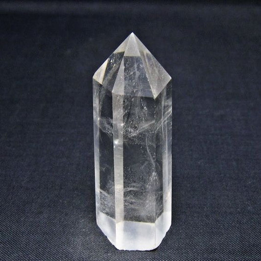 水晶 六角柱 ポイント 置物 一点物 142-11179