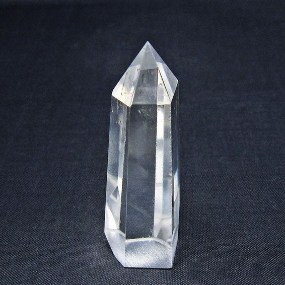 水晶 六角柱 ポイント 置物 一点物 142-11180