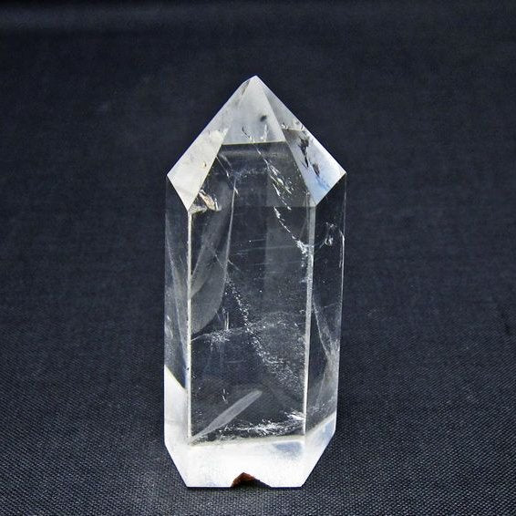 水晶 六角柱 ポイント 置物 一点物 142-11181