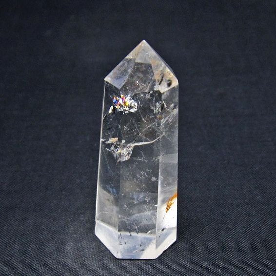 水晶 六角柱 ポイント 置物 一点物 142-11188