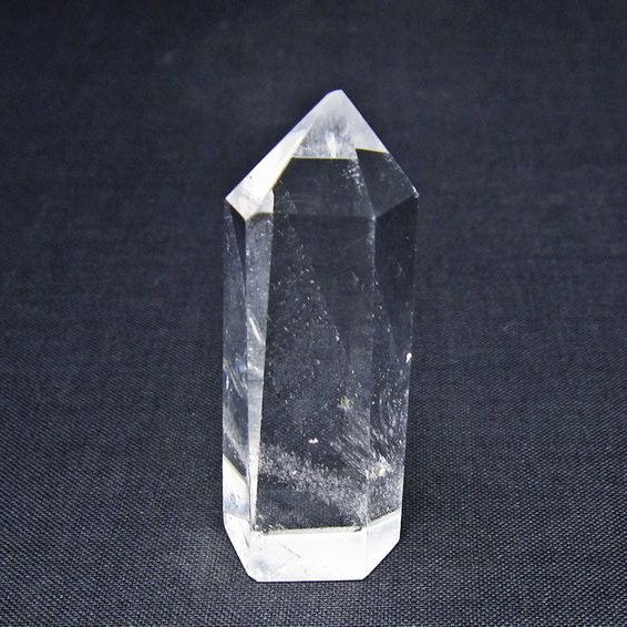 水晶 六角柱 ポイント 置物 一点物 142-11189
