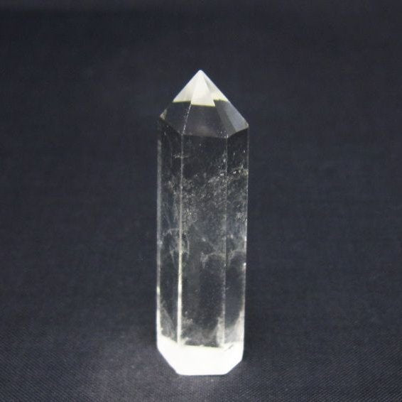水晶 六角柱 ポイント 置物 一点物 142-11190