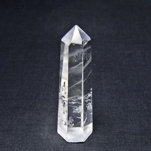 水晶 六角柱 ポイント 置物 一点物 142-11191