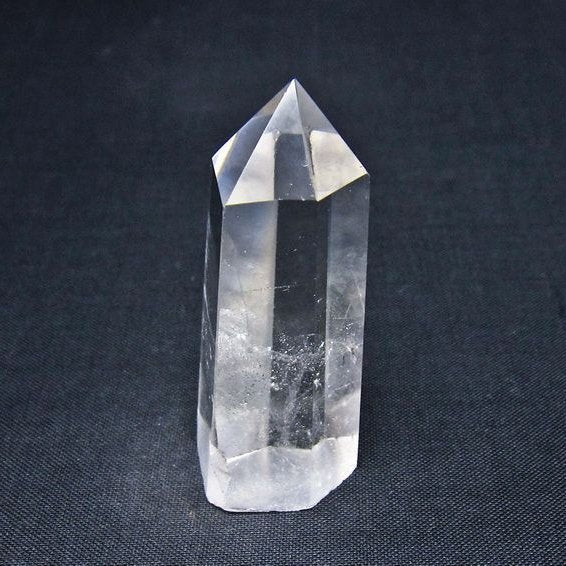 水晶 六角柱 ポイント 置物 一点物 142-11193