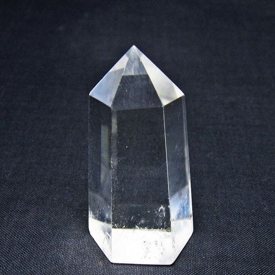 水晶 六角柱 ポイント 置物 一点物 142-11194