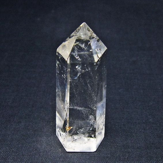 水晶 六角柱 ポイント 置物 一点物 142-11195