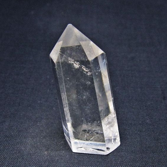 水晶 六角柱 ポイント 置物 一点物 142-11197