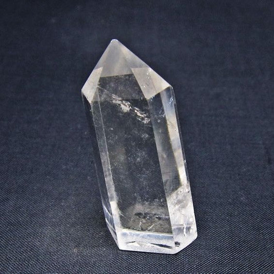 水晶 六角柱 ポイント 置物 一点物 142-11197