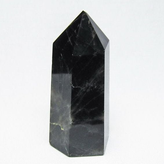 モリオン 六角柱 黒水晶 ポイント 置物 一点物 142-11202