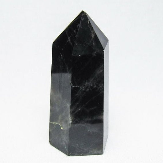 モリオン 六角柱 黒水晶 ポイント 置物 一点物 142-11202