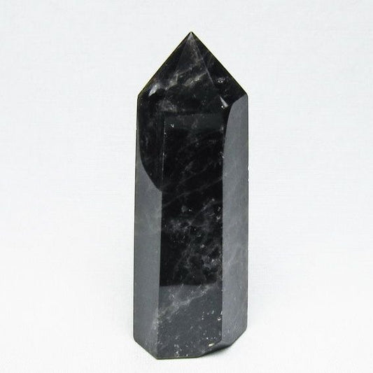 モリオン 六角柱 黒水晶 ポイント 置物 一点物 142-11205