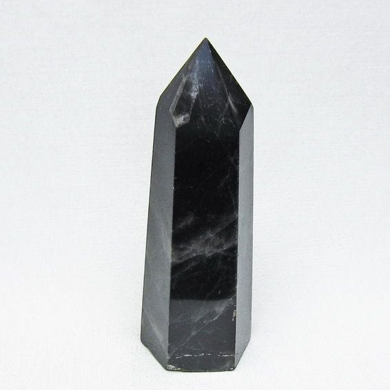 モリオン 六角柱 黒水晶 ポイント 置物 一点物 142-11206