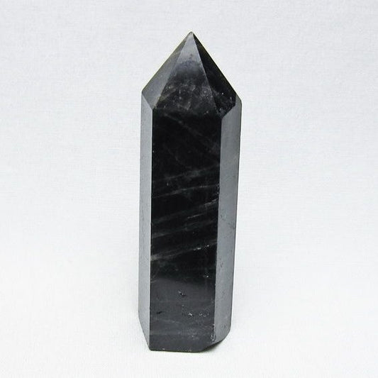 モリオン 六角柱 黒水晶 ポイント 置物 一点物 142-11215