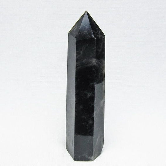 モリオン 六角柱 黒水晶 ポイント 置物 一点物 142-11217