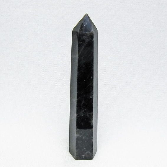モリオン 六角柱 黒水晶 ポイント 置物 一点物 142-11219