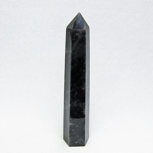 モリオン 六角柱 黒水晶 ポイント 置物 一点物 142-11219