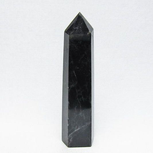 モリオン 六角柱 黒水晶 ポイント 置物 一点物 142-11224