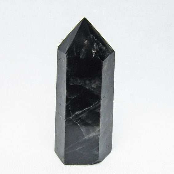 黒水晶 六角柱 モリオン ポイント 置物 一点物 142-11249