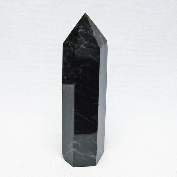 黒水晶 六角柱 モリオン ポイント 置物 一点物 142-11256