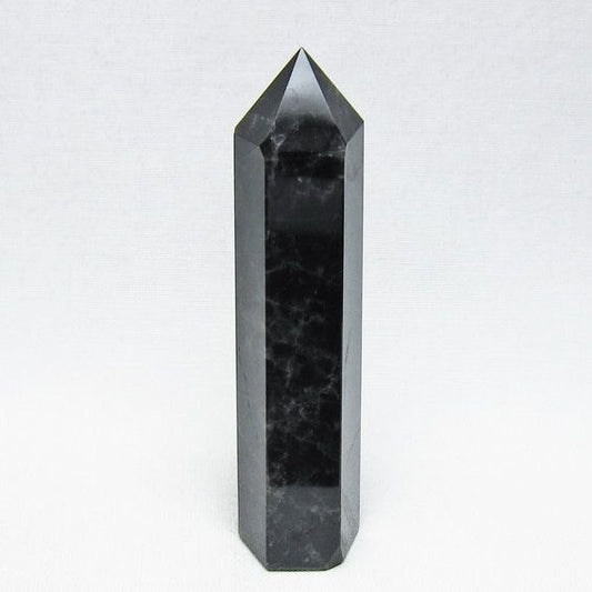 黒水晶 六角柱 モリオン ポイント 置物 一点物 142-11264