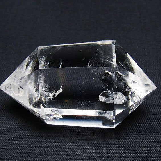 水晶 六角柱 ダブルポイント 虹入り 一点物 142-8687