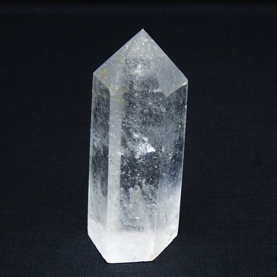 水晶 六角柱 ポイント 置物 一点物 142-9902