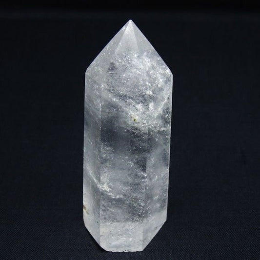水晶 六角柱 ポイント 置物 一点物 142-9903