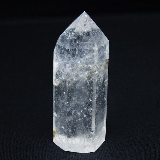 水晶 六角柱 ポイント 置物 一点物 142-9904