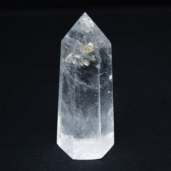 水晶 六角柱 ポイント 置物 一点物 142-9907