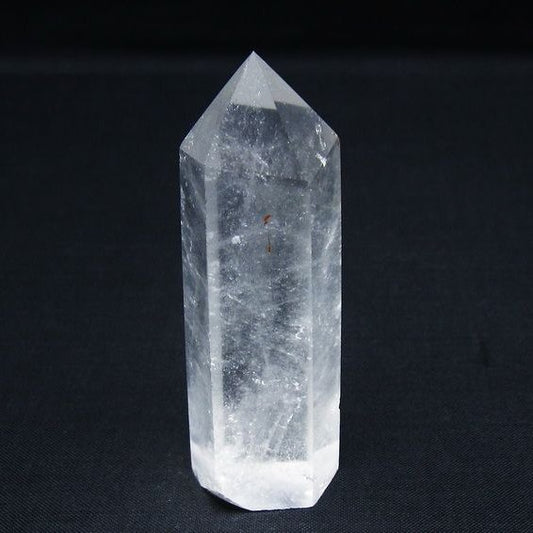 水晶 六角柱 ポイント 置物 一点物 142-9908