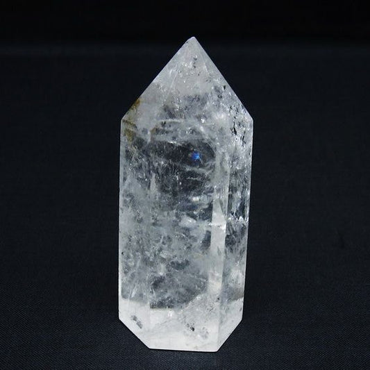 水晶 六角柱 ポイント 置物 一点物 142-9917