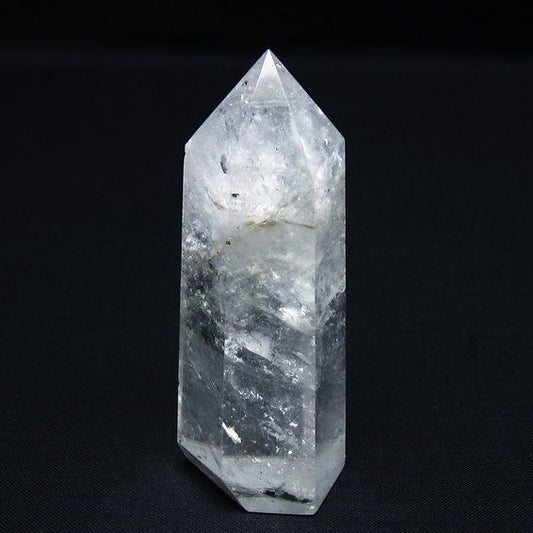水晶 六角柱 ポイント 置物 一点物 142-9918