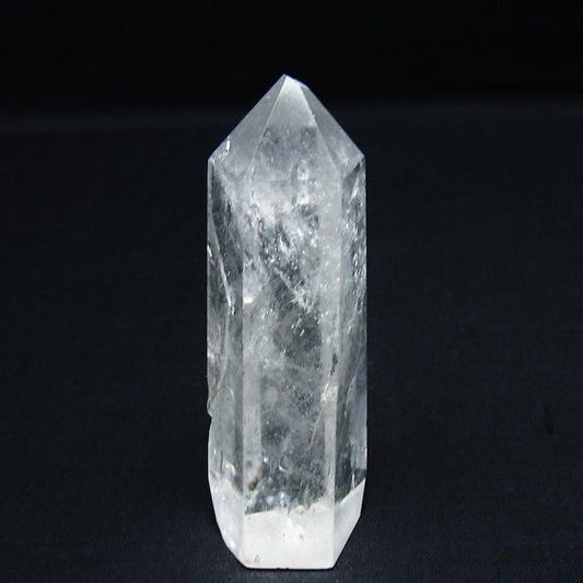 水晶 六角柱 ポイント 置物 一点物 142-9927