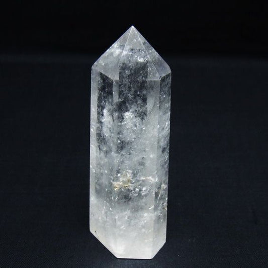 水晶 六角柱 ポイント 置物 一点物 142-9929