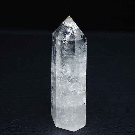 水晶 六角柱 ポイント 置物 一点物 142-9934